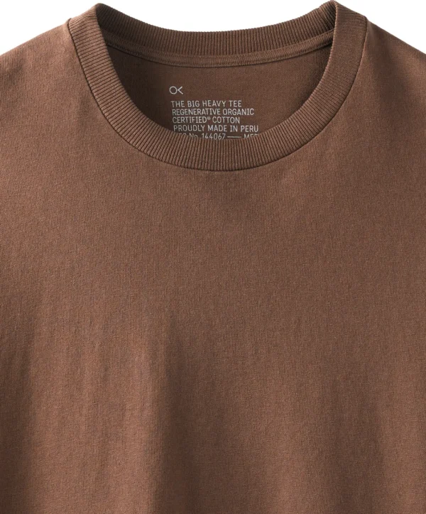 Tees + Henleys*Outerknown The Big Heavy Tee Darkroast