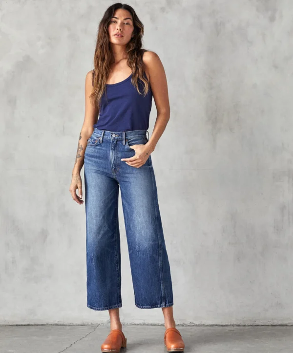 Pants + Shorts*Outerknown The Brook Wide Leg Jean Deepindigo