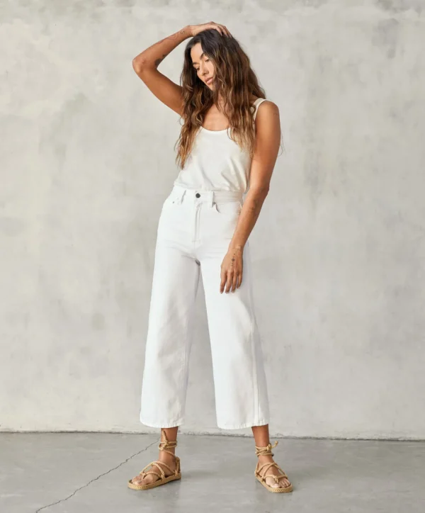 Pants + Shorts*Outerknown The Brook Wide Leg Jean Whitecap