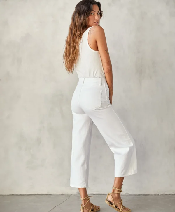 Pants + Shorts*Outerknown The Brook Wide Leg Jean Whitecap