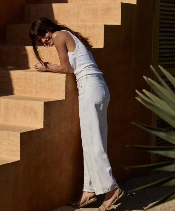 Pants + Shorts*Outerknown The Brook Wide Leg Jean Whitecap