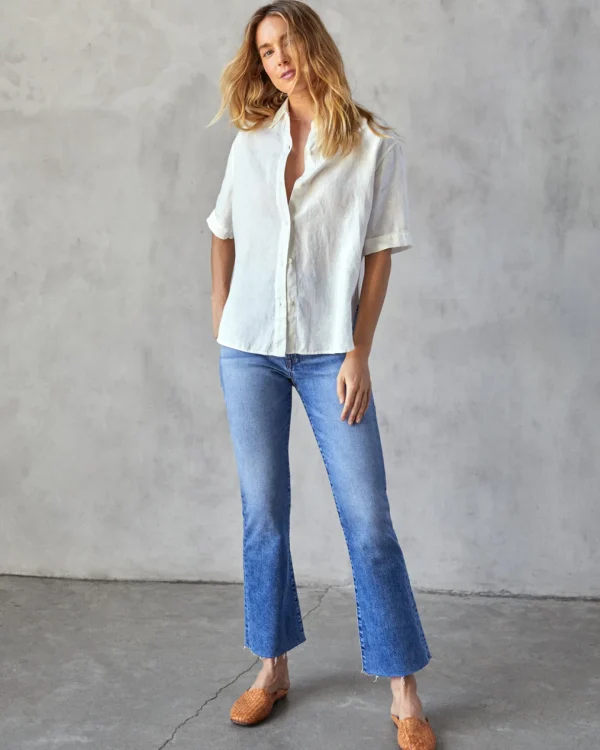 Pants + Shorts*Outerknown The Costa Crop Jean Wornindigo