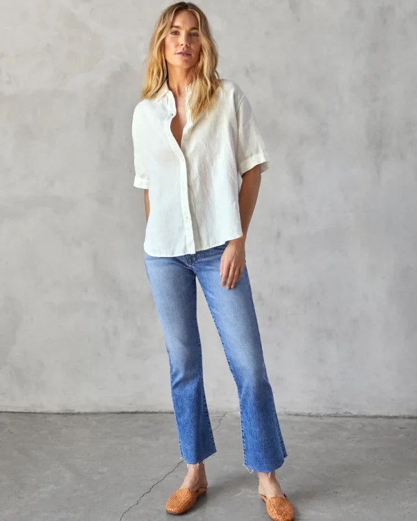 Pants + Shorts*Outerknown The Costa Crop Jean Wornindigo