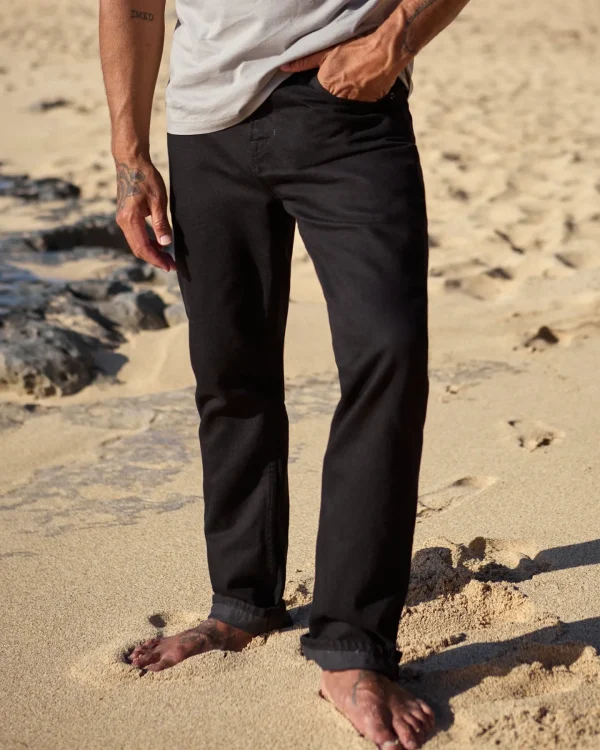 Pants*Outerknown The Dunes Straight Jean Blacksands