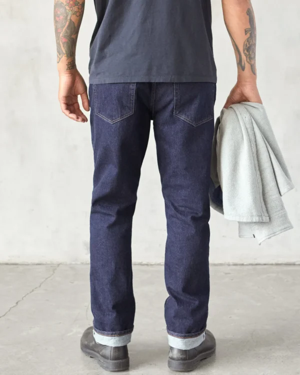 Pants*Outerknown The Dunes Straight Selvedge Jean Rinse