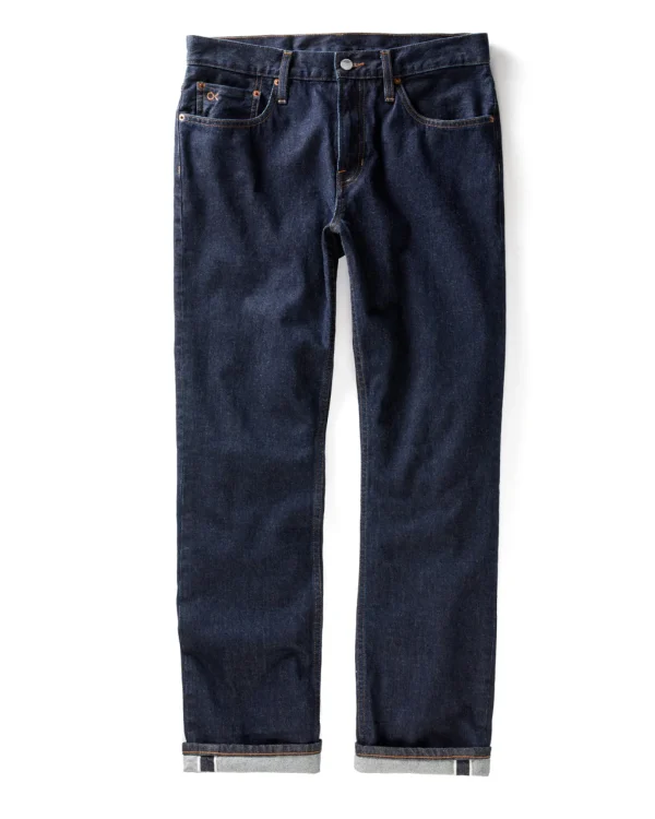 Pants*Outerknown The Dunes Straight Selvedge Jean Rinse