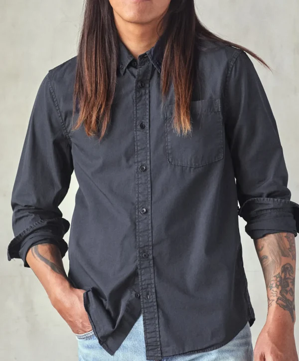 Shirts*Outerknown The Studio Shirt Washedblack