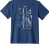 Tees + Henleys*Outerknown Tom Blake Blueprint Tee Marine