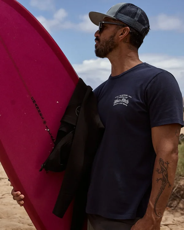 Tees + Henleys*Outerknown Tom Blake Blueprint Tee Marine