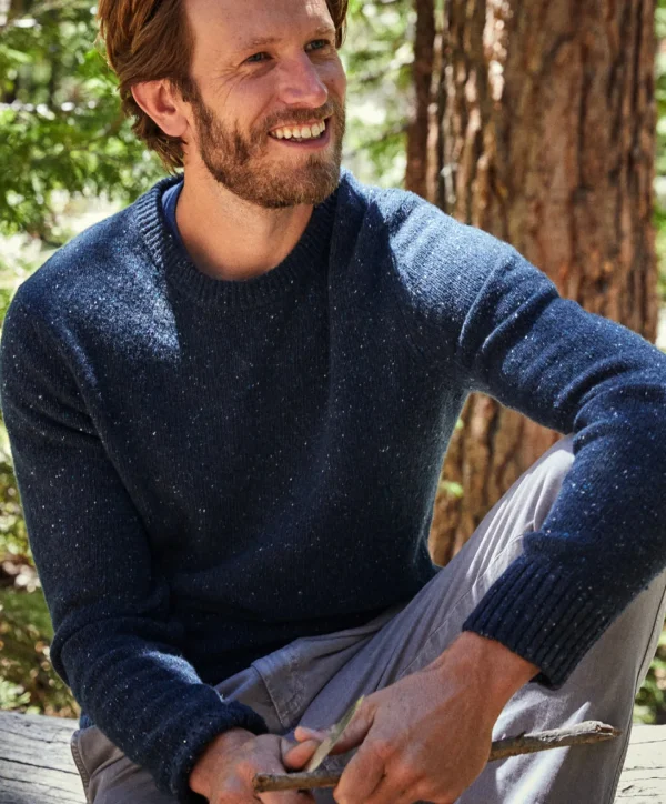 Sweaters*Outerknown Tomales Donegal Crew Midnightblue