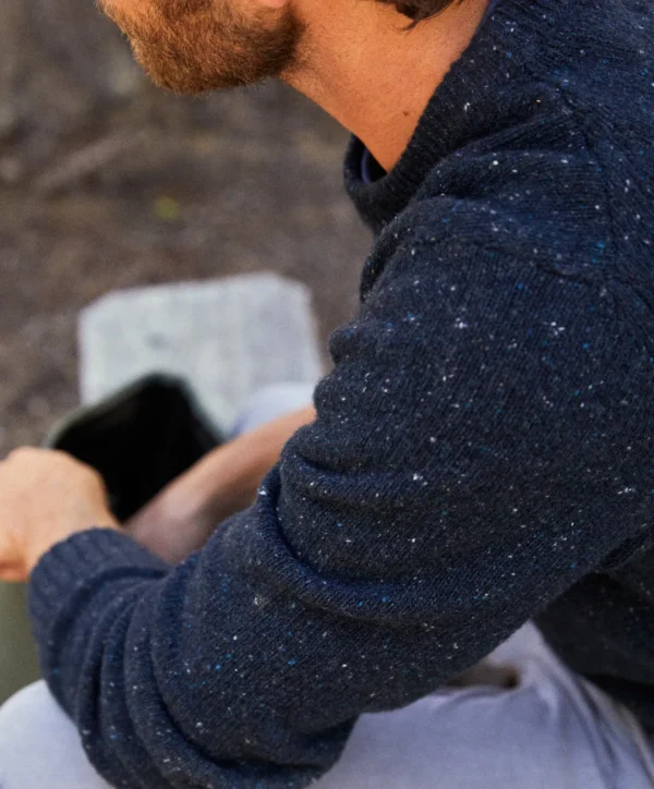 Sweaters*Outerknown Tomales Donegal Crew Midnightblue