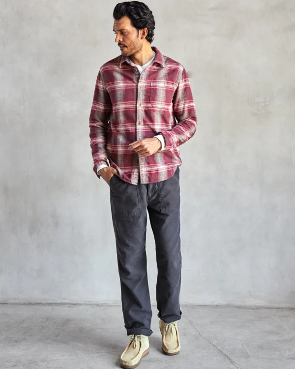 Shirts*Outerknown Transitional Slub Flannel Bricklandandseaplaid