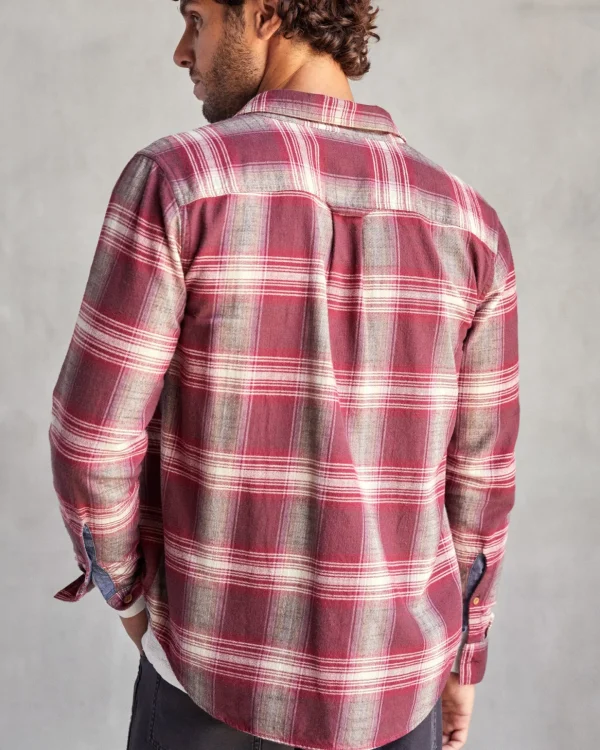 Shirts*Outerknown Transitional Slub Flannel Bricklandandseaplaid