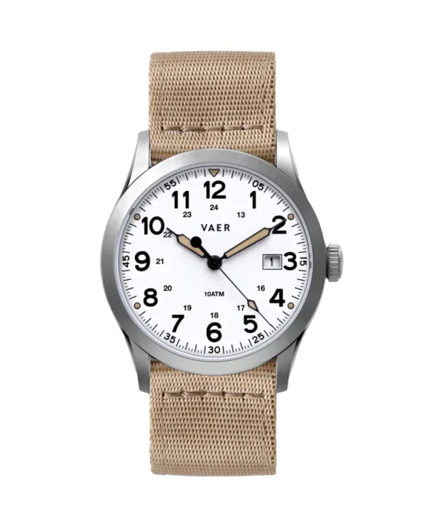 Watches*Outerknown VAER S3 Calendar Field White