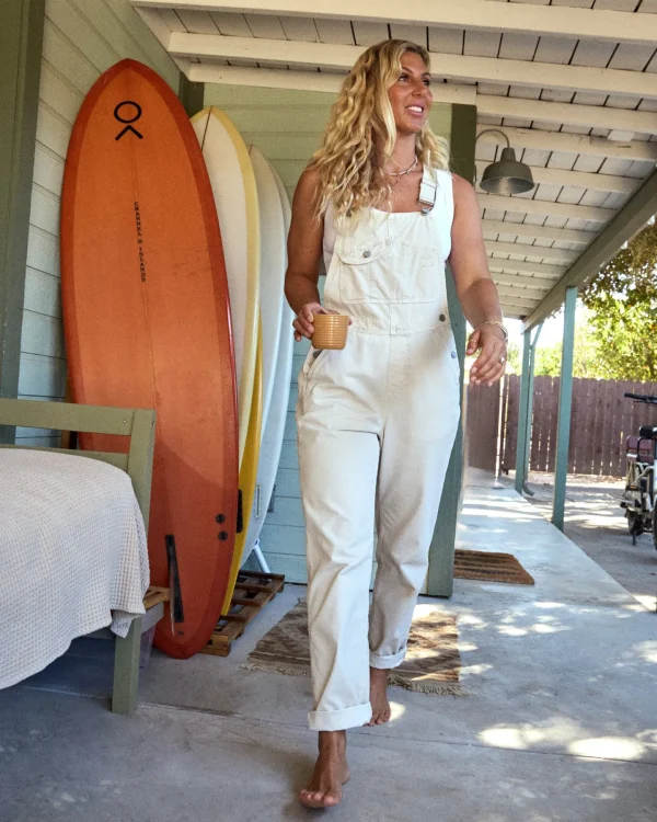 Jumpsuits + Dresses*Outerknown Voyage Cord Overalls Moonlight