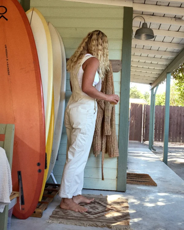 Jumpsuits + Dresses*Outerknown Voyage Cord Overalls Moonlight