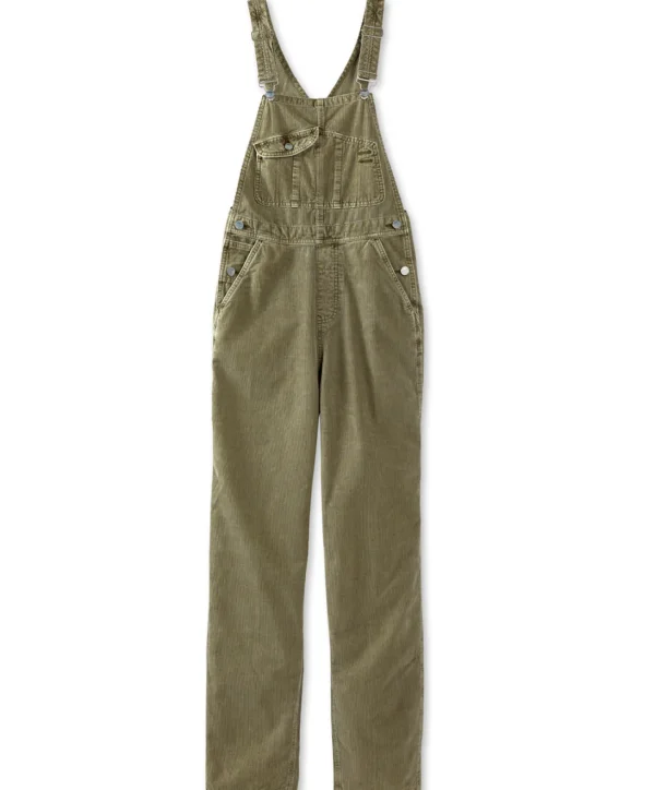 Jumpsuits + Dresses*Outerknown Voyage Cord Overalls Olivenight