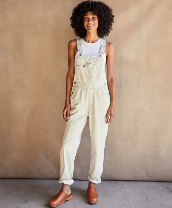 Jumpsuits + Dresses*Outerknown Voyage Cord Overalls Moonlight