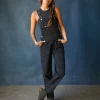 Jumpsuits + Dresses*Outerknown Voyage Overalls Pitchblack