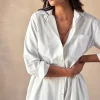 Jumpsuits + Dresses*Outerknown Weekend Shirt Dress Salt