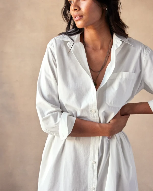 Jumpsuits + Dresses*Outerknown Weekend Shirt Dress Salt