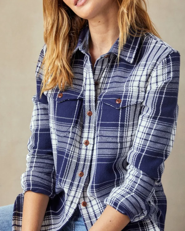 Shirts | The Blanket Shirt*Outerknown Women's Blanket Shirt Atlanticbluebigburyplaid