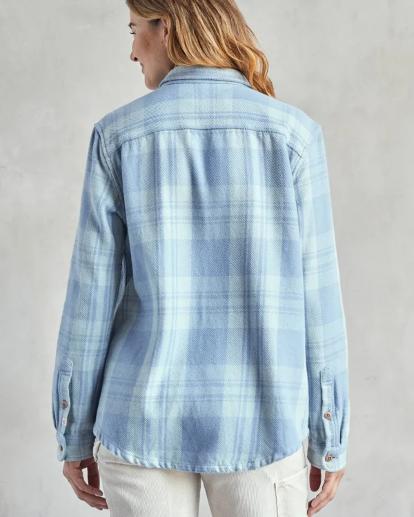 Shirts | The Blanket Shirt*Outerknown Women's Blanket Shirt Bluedustseamistplaid