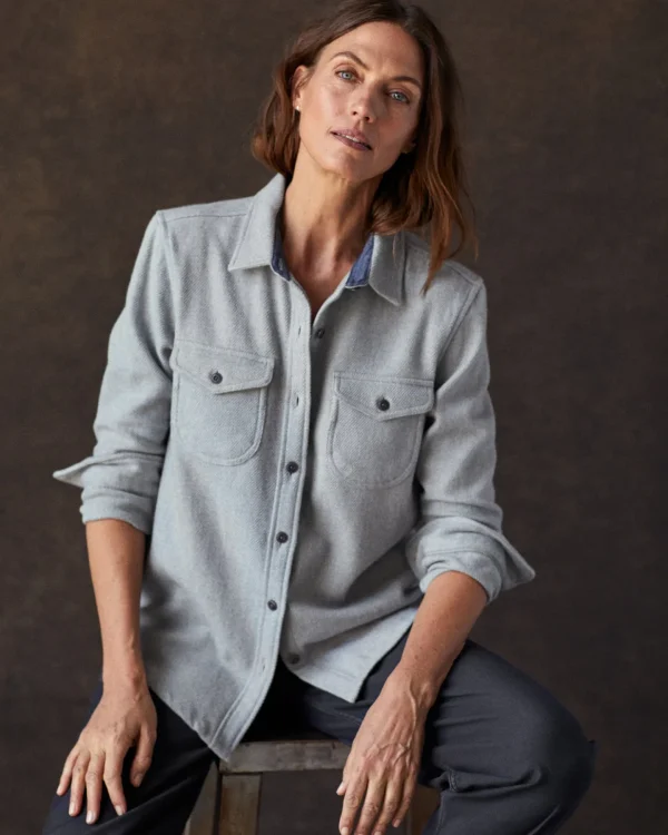 Shirts | The Blanket Shirt*Outerknown Women's Blanket Shirt Heathergrey