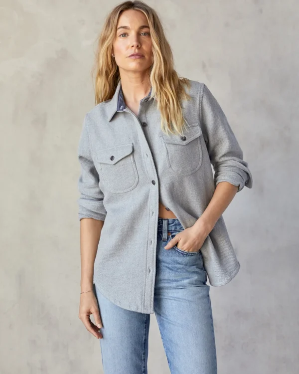 Shirts | The Blanket Shirt*Outerknown Women's Blanket Shirt Heathergrey