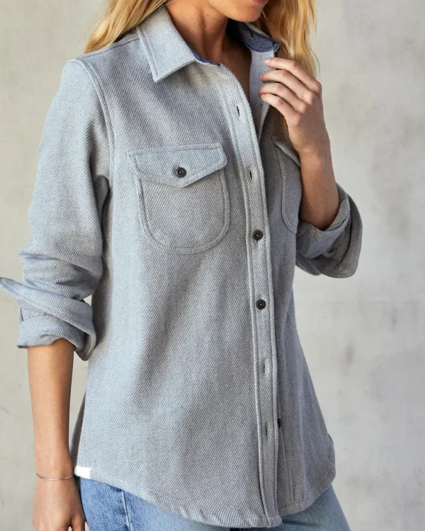 Shirts | The Blanket Shirt*Outerknown Women's Blanket Shirt Heathergrey