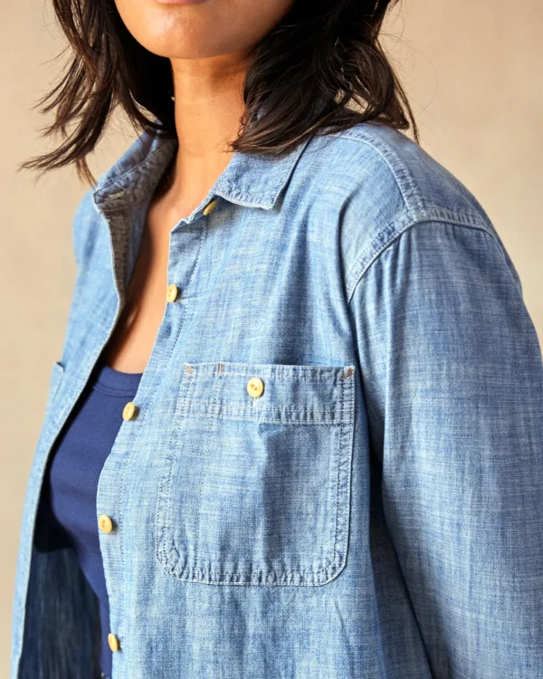 Shirts*Outerknown Women's Utility Shirt Chambray