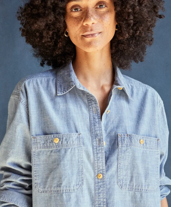 Shirts*Outerknown Women's Utility Shirt Chambray