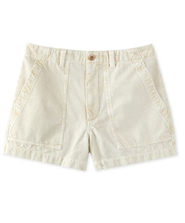 Pants + Shorts*Outerknown Women's Seventyseven Cord Shorts Ecru