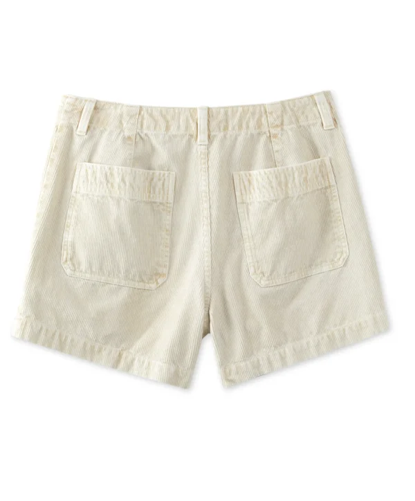 Pants + Shorts*Outerknown Women's Seventyseven Cord Shorts Ecru