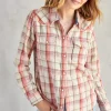 Shirts | The Blanket Shirt*Outerknown Women's Westerly Blanket Shirt Momentopinktopoplaid