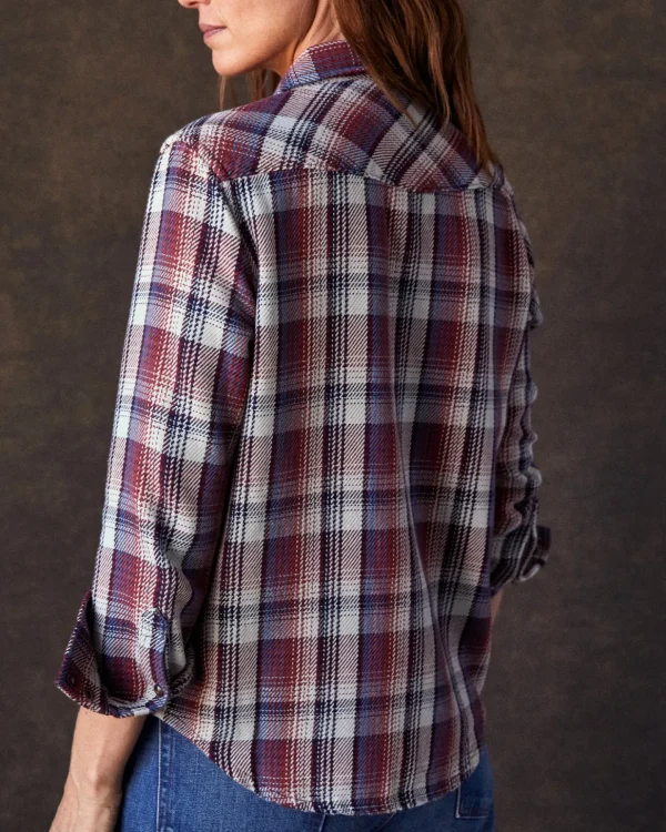 Shirts | The Blanket Shirt*Outerknown Women's Westerly Blanket Shirt Marinetopoplaid