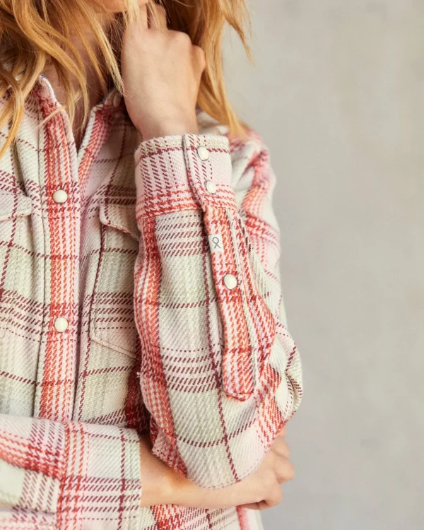 Shirts | The Blanket Shirt*Outerknown Women's Westerly Blanket Shirt Momentopinktopoplaid